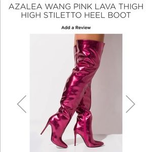 Azalea Wang Pink Boots
